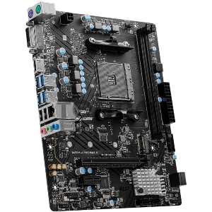 Материнская плата MSI B450M-A PRO MAX II AM4 2DDR4 1PCI-Ex16 1M.2 4SATA3 6USB3.2 Gen1 6USB2.0 HD Audio 4xSATA3(RAID 0/1/10), 1xM.2, 8 Ch Audio, GLan, (2+4)xUSB2.0, (4+2)xUSB3.2, 1xPS/2, mATX, RTL {20} (667696)