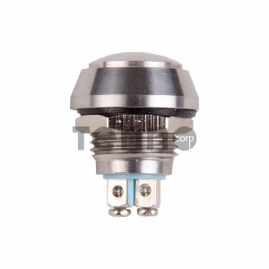 Кнопка  антивандальная Ø12  Б/Фикс (2с винт) (ON)-OFF сфера  REXANT