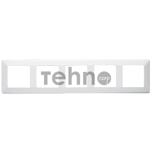 Рамка Valena LIFE Белая. 5-постовая универсальная Valena LIFE. Рамка Белая. 5-постовая универсальная