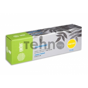 Тонер Картридж Cactus CS-PH6125C (106R01335) голубой для Xerox 6125/6125n (1000стр.)