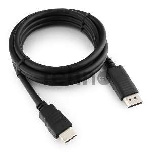 Кабель DisplayPort-HDMI Gembird/Cablexpert  1,8м, 20M/19M, черный, экран, пакет (CC-DP-HDMI-6)