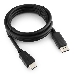 Кабель DisplayPort-HDMI Gembird/Cablexpert  1,8м, 20M/19M, черный, экран, пакет (CC-DP-HDMI-6), фото 1
