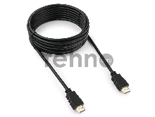 Кабель HDMI Гарнизон 5м, v1.4, M/M, черный, пакет (GCC-HDMI-5М)