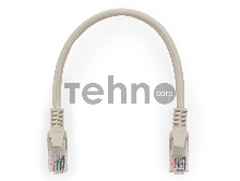 Коммутационный шнур Комм шнур, UTP, кат 5e,  0.25м с RJ45 (серый)