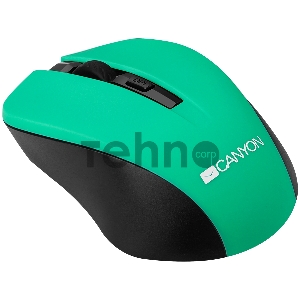 Мышь CANYON CNE-CMSW1GR Green USB {wireless mouse with 3 buttons, DPI changeable 800/1000/1200}