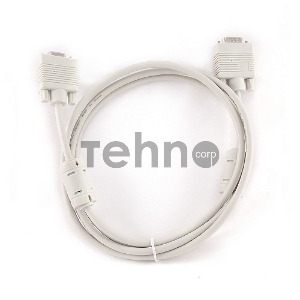 Кабель Gembird/Cablexpert CC-PVGAX-6, Кабель удлинитель VGA Pro , 1.8м, 15M/15F,  экран, феррит. кольца