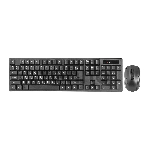 Клавиатура + мышь DEFENDER C-915 RU  Black USB 45915 {Беспроводной набор, полноразмерный}