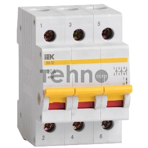 Выключатель нагрузки (мини-рубильник) Iek MNV10-3-020 ВН-32 3Р  20А ИЭК