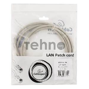 Патч-корд UTP Gembird кат.5e, 1.5м, литой, многожильный