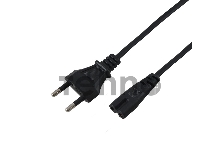 Шнур сетевой, вилка - евроразъем С7, кабель 2x0,5 мм², длина 3 метра (PE пакет) REXANT
