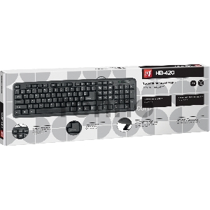 Клавиатура DEFENDER USB #1 HB-420 RU BLACK 45420