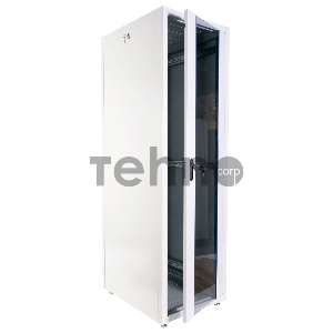 Шкаф телекоммуникационный напольный ЭКОНОМ 42U (600 × 600) дверь металл 2 шт.