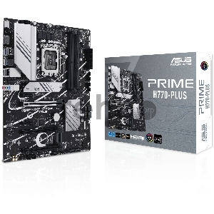 Материнская плата Asus PRIME H770-PLUS Soc-1700 Intel H770 4xDDR5 ATX AC`97 8ch(7.1) 2.5Gg RAID+HDMI+DP Материнская плата Asus PRIME H770-PLUS Soc-1700 Intel H770 4xDDR5 ATX AC`97 8ch(7.1) 2.5Gg RAID+HDMI+DP