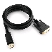 Кабель DisplayPort-DVI Gembird/Cablexpert  1.8м, 20M/19M, черный, экран, пакет(CC-DPM-DVIM-6), фото 4