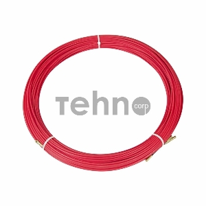 Протяжка кабельная (мини УЗК в бухте), стеклопруток, d=3,5 мм 100 м красная | 47-1100 | SDS