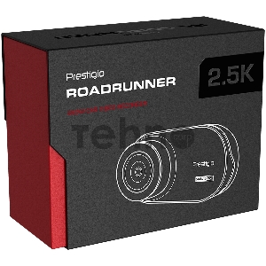 Видеорегистратор Prestigio RoadRunner 460W, 3.0 IPS (854x480) touch screen display, WQHD 2.5K 2560x1440@30fps, Mstar SSC8629Q, 5 MP CMOS Sony Starvis IMX335 image sensor, 5 MP camera, 140° Viewing Angle, Wi-Fi, USB Type-C, Supercapacitor, Night Vision, Mo