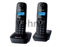 Телефон Panasonic KX-TG1612RUH (серый)  {Доп трубка в комплекте,АОН, Caller ID,12 мелодий звонка,поиск трубки}