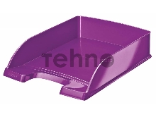 Лоток горизонтальный Leitz WOW фиолетовый (52263062)
