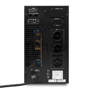 Источник бесперебойного питания PowerMan Online 2000VA Black (Online-Double conversion/LCD Display/USB/Software/RJ11/45,RS-232)
