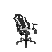 Игровое кресло DXRacer King чёрно-белое (OH/KS99/NW, экокожа, регулируемый угол наклона), фото 1