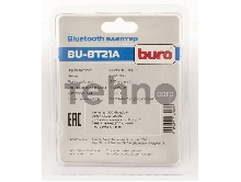 Адаптер USB Buro BU-BT21A Bluetooth 2.1+EDR class 2 10м черный 