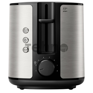 Тостер Philips HD2650/90 / 950Вт, 2 отделения для тостов, 8 режимов приготовления, функции разморозки и подогрева, съемный поддон для крошек, аксессуар для подогрева булочек и круассанов,материал метал и пластик