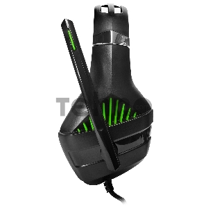 Гарнитура игровая CROWN CMGH-2002 Black&green
