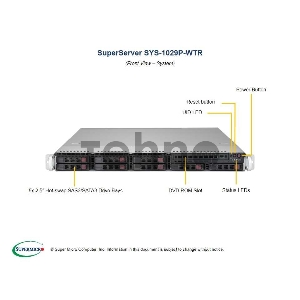 Платформа SuperMicro SYS-1029P-WTR