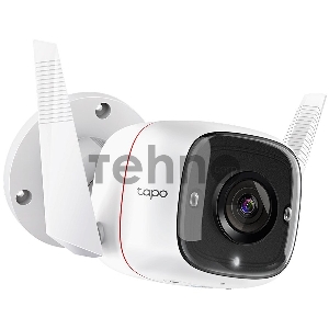 Видеокамера IP TP-Link Tapo C310 White 3MP indoor & outdoor IP camera, 30m Night Vision, IP66 dust & waterproof, Motion Detection and Notification, 2-way Audio, supports Micro SD card storage, easy setup with APP