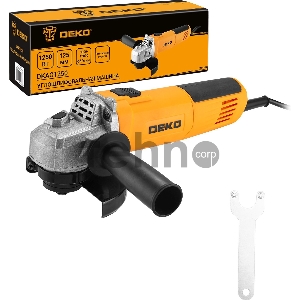Углошлифовальная машина Deko DKAG1250 1250Вт 11000об/мин рез.шпин.:M14 d=125мм