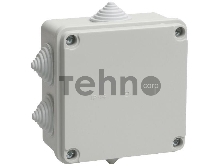 Коробка распаячная ОП 100х100х50 IP44 KM41233 (6 каб. ввод.) ИЭК UKO11-100-100-050-K41-44