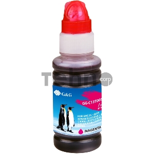 Чернила G&G GG-C13T00S34A пурпурный70мл для Epson L1110, L3151, L3100, L3101, L3110, L3150