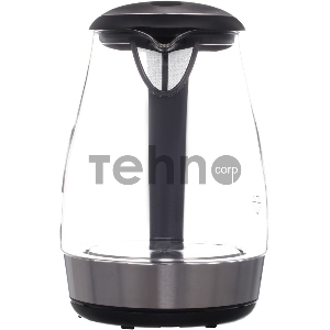 Чайник электрический Hyundai HYK-G2030 1.7л. 2200Вт черный (корпус: стекло)