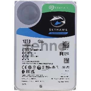 Жесткий диск SATA 12TB 7200RPM 6GB/S 256MB ST12000VE001 SEAGATE