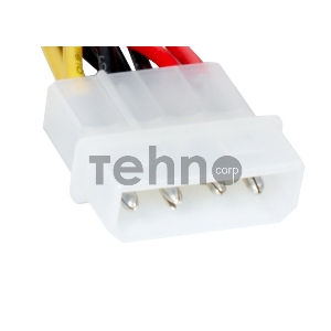 Кабель питания 2xSATA (от разъема Molex (IDE)  блока питания), 15см Exegate