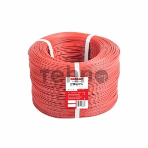 Провод ПГВА REXANT 1х0.50 мм², Cu, красный, бухта 500 м