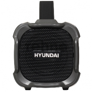 Колонка порт. Hyundai H-PAC460 черный 9W 1.0 BT/3.5Jack/USB 10м 1500mAh