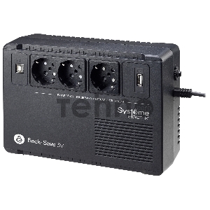 ИБП Systeme Electriс Back-Save, 400VA/240W, 230V, Line-Interactive, AVR, 3xSchuko, USB charge(type A), USB