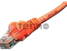 Патч-корд LANMASTER LSZH UTP кат.6, с заливными колпачками, 1.5 м, оранжевый
