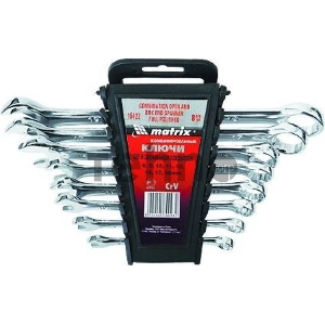 Набор комбинированных ключей MATRIX 15402 (6 - 17 мм)  6 шт.