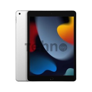 Планшет Apple iPad 2021 A2602 A13 Bionic 6С ROM64Gb 10.2 IPS 2160x1620 iOS серебристый 8Mpix 12Mpix BT WiFi Touch 10hr