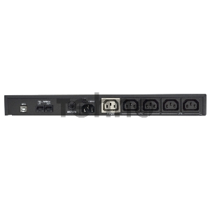 Источник бесперебойного питания Powercom King Pro RM, Интерактивная, 1000 ВА / 800 Вт, Rack, IEC, LCD, USB, USB