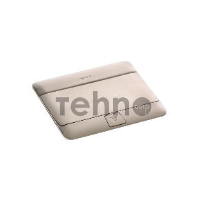 Розеточный блок неукомпл. напольной и настольной IP40, 4 М, нерж.