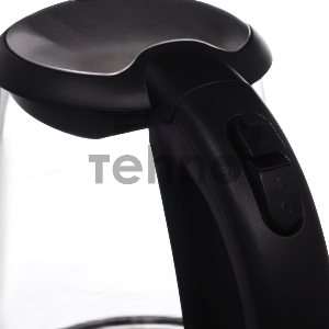 Чайник электрический Hyundai HYK-G2030 1.7л. 2200Вт черный (корпус: стекло)