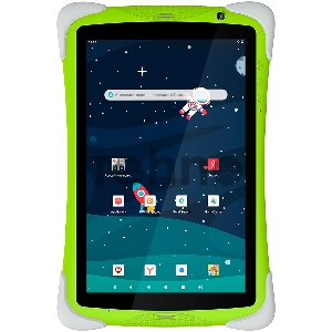 Планшет Topdevice Kids Tablet K10, 10.1 (1280x800) IPS display, Android 11 (Go edition) + HMS apps, up to 1.8GHz 4-core RK3566, 2/32GB, BT 4.1, WiFi, USB-C, microSD card slot,  0.3MP front cam + 2.0MP rear cam, 6000mAh bat, green