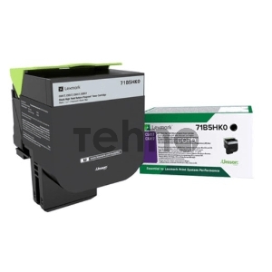Тонер картридж Lexmark 6000 стр. черный для CS417dn,CX417dn