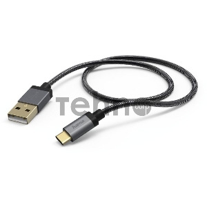 Кабель Hama USB Type-C-USB 2.0 черный 1.5м для Универсальный для универсальный (00173636) Кабель Hama USB Type-C-USB 2.0 черный 1.5м для Универсальный для универсальный (00173636)