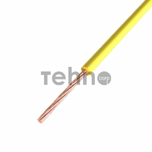 Провод ПГВА REXANT 1х0.50 мм², Cu, желтый, бухта 500 м
