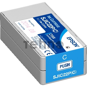 Картридж SJIC22P голубой для Epson C3500