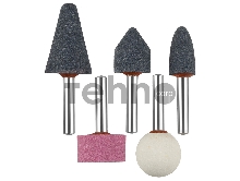 Набор Зубр : Абразивные минишарошки-насадки для дрели, хвостовик d 6 мм 35994-H5